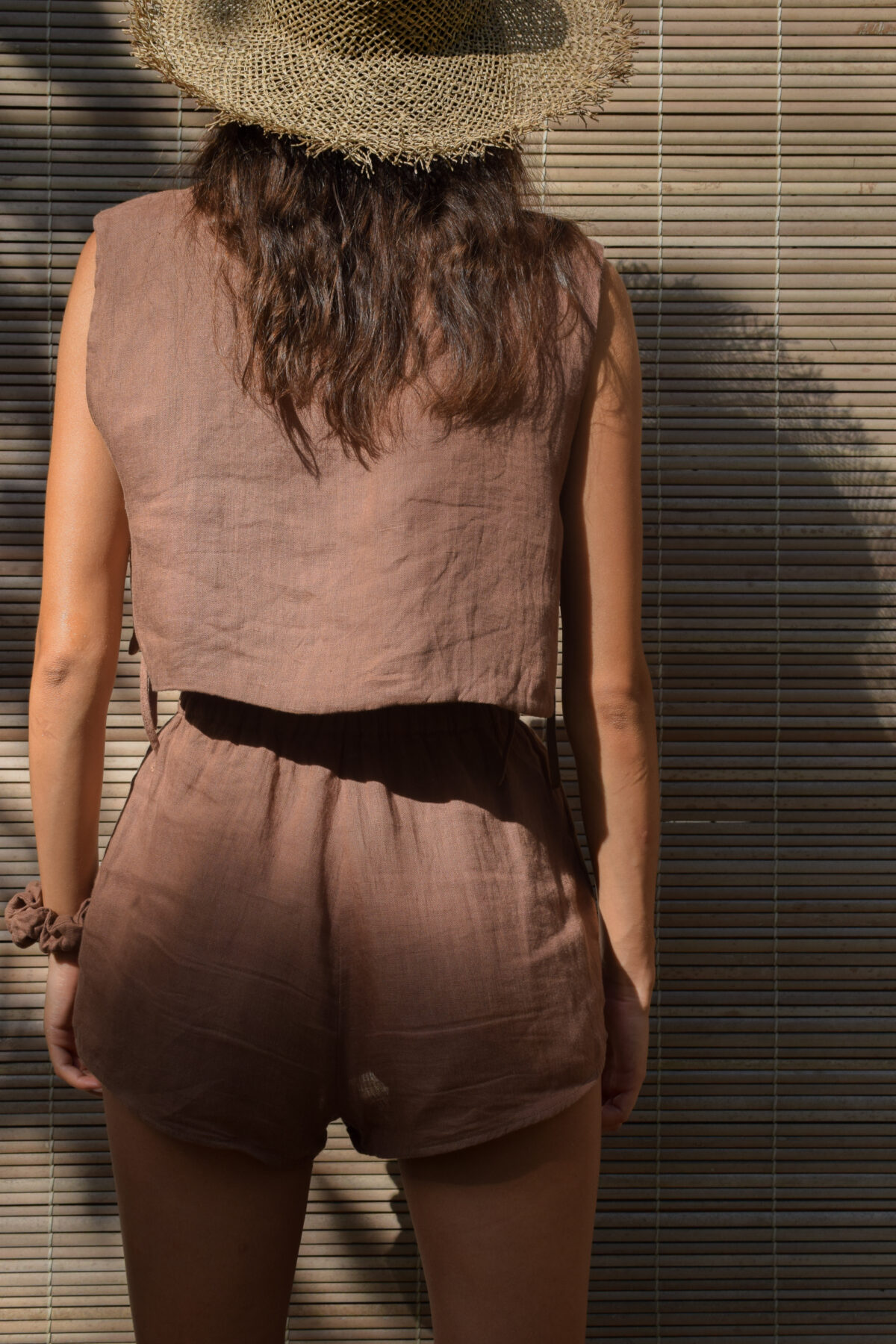 LINEN MINIMAL TOP - SOIL - obrazek 5