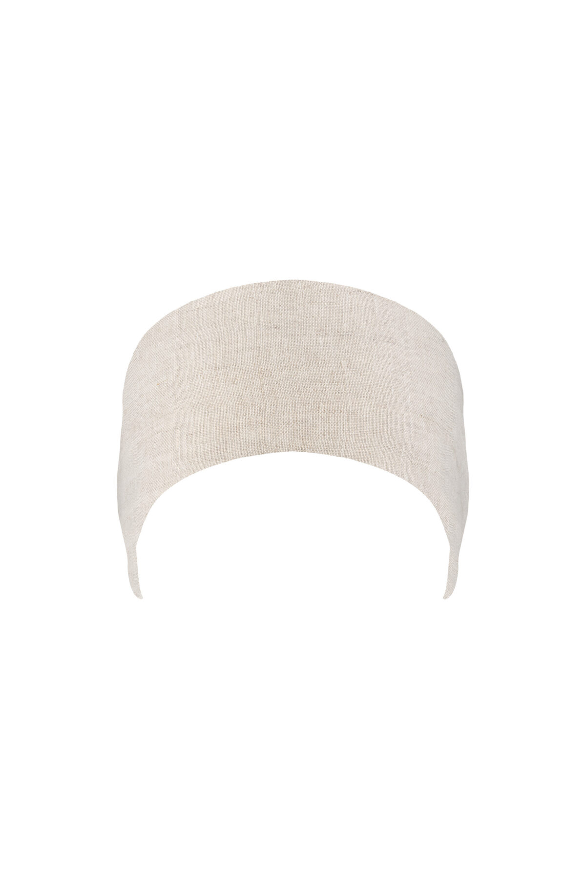 LINEN HEADBAND - CREAMY GRAY