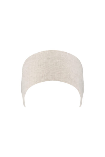 LINEN HEADBAND - CREAMY GRAY