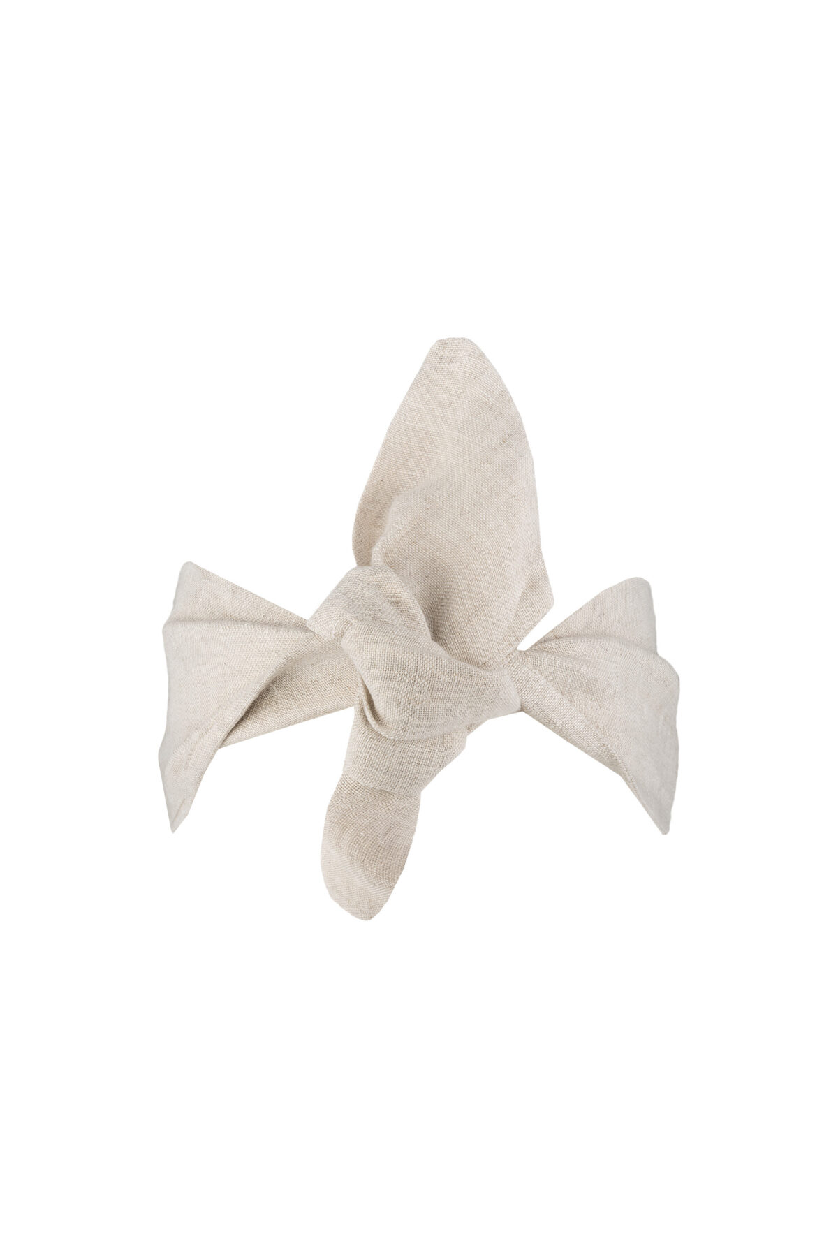 LINEN HEADBAND - CREAMY GRAY - obrazek 2