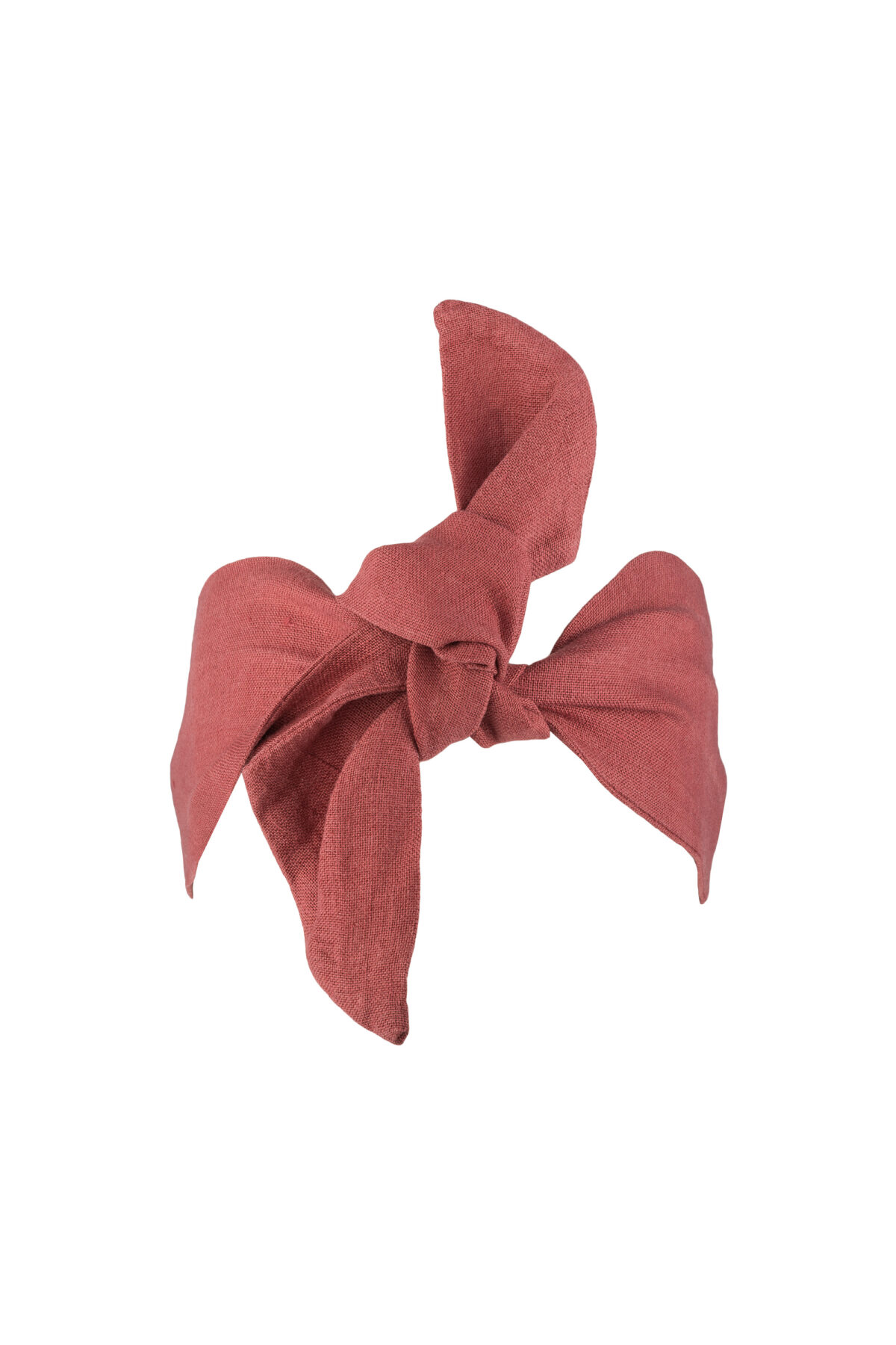 LINEN HEADBAND - GUAVA - obrazek 2