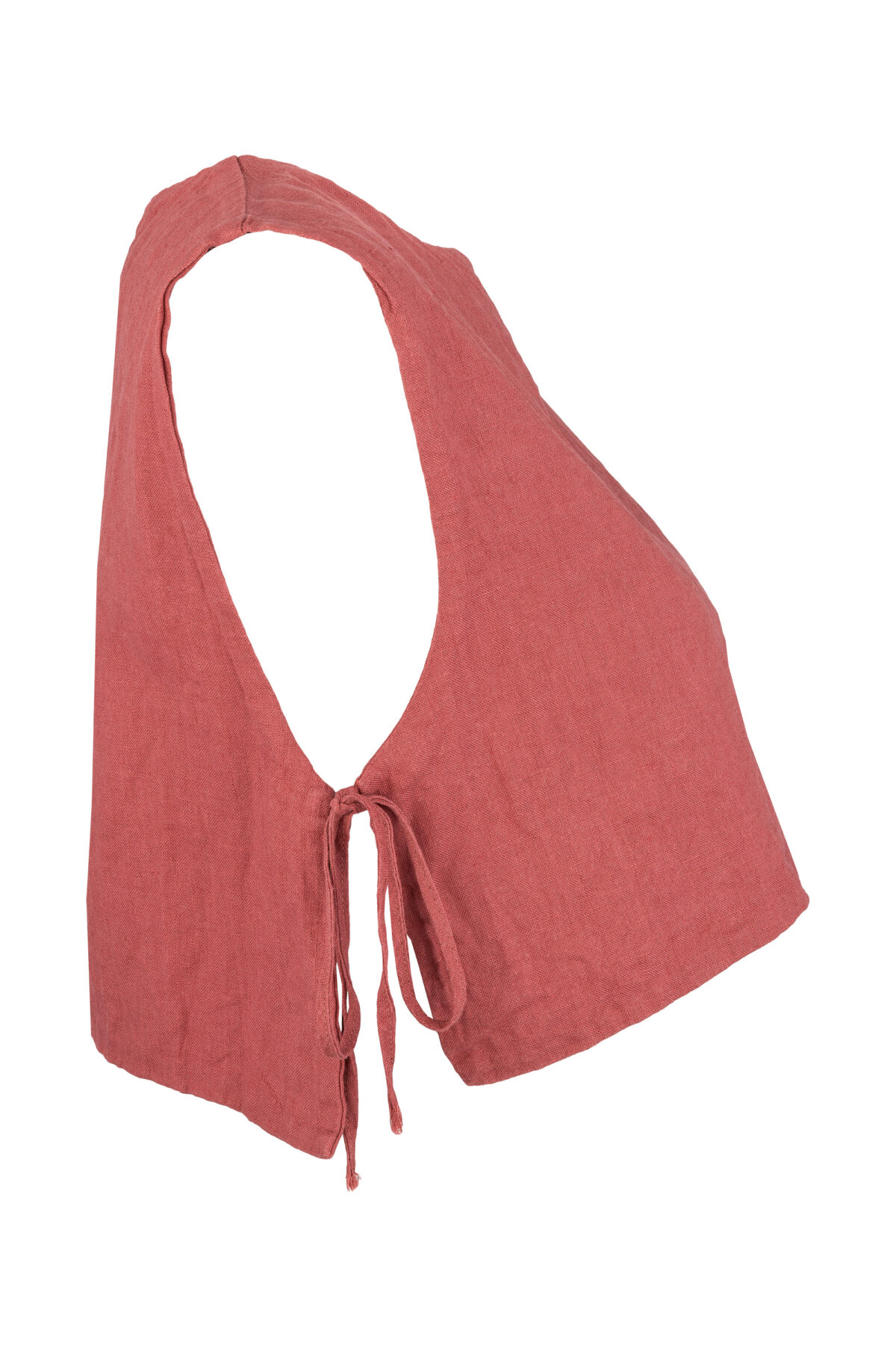 LINEN MINIMAL TOP - GUAVA - obrazek 3