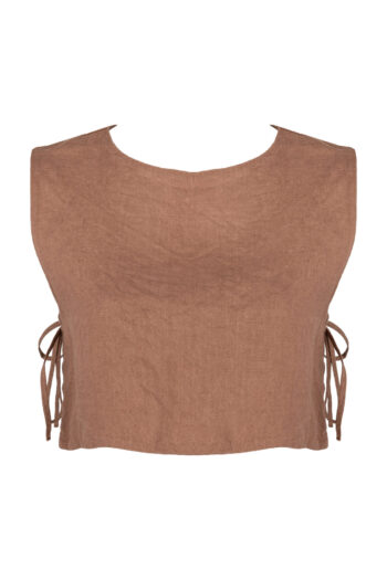 LINEN MINIMAL TOP - SOIL