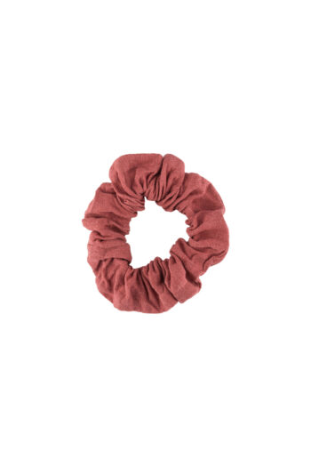 LINEN SCRUNCHIE - GUAVA